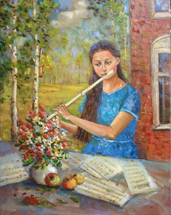 Яна — картина, Портреты