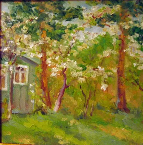 Дача — картина, Пейзажи