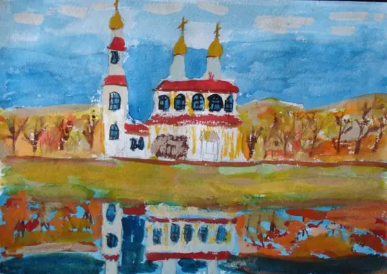 dsc02669 — картина, Рисуют дети интерната 53