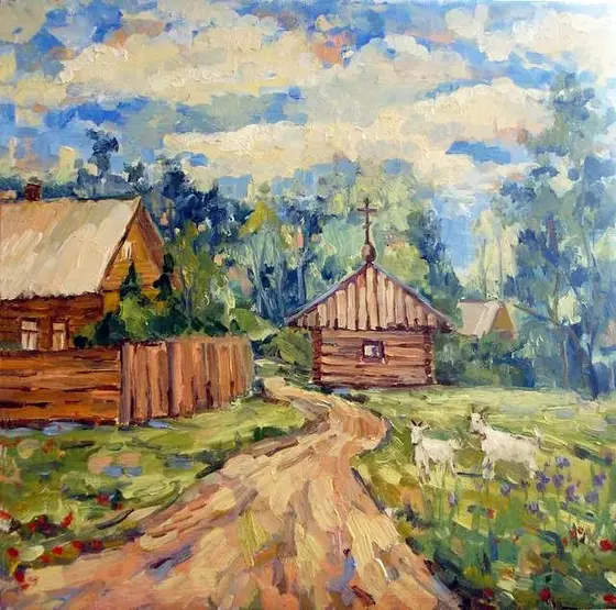 Криушкино — картина, Находящиеся в частных коллекциях