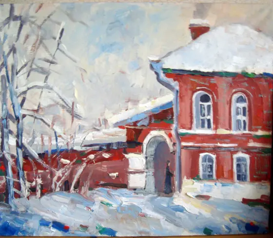 Первый день нового года — картина, Находящиеся в частных коллекциях