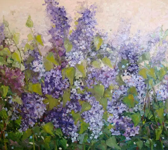 Сирень — картина, Цветы