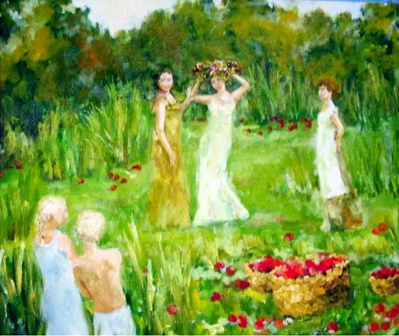 Урожай — картина, Жанровая живопись