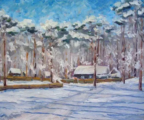 Валентиновка — картина, Пейзажи